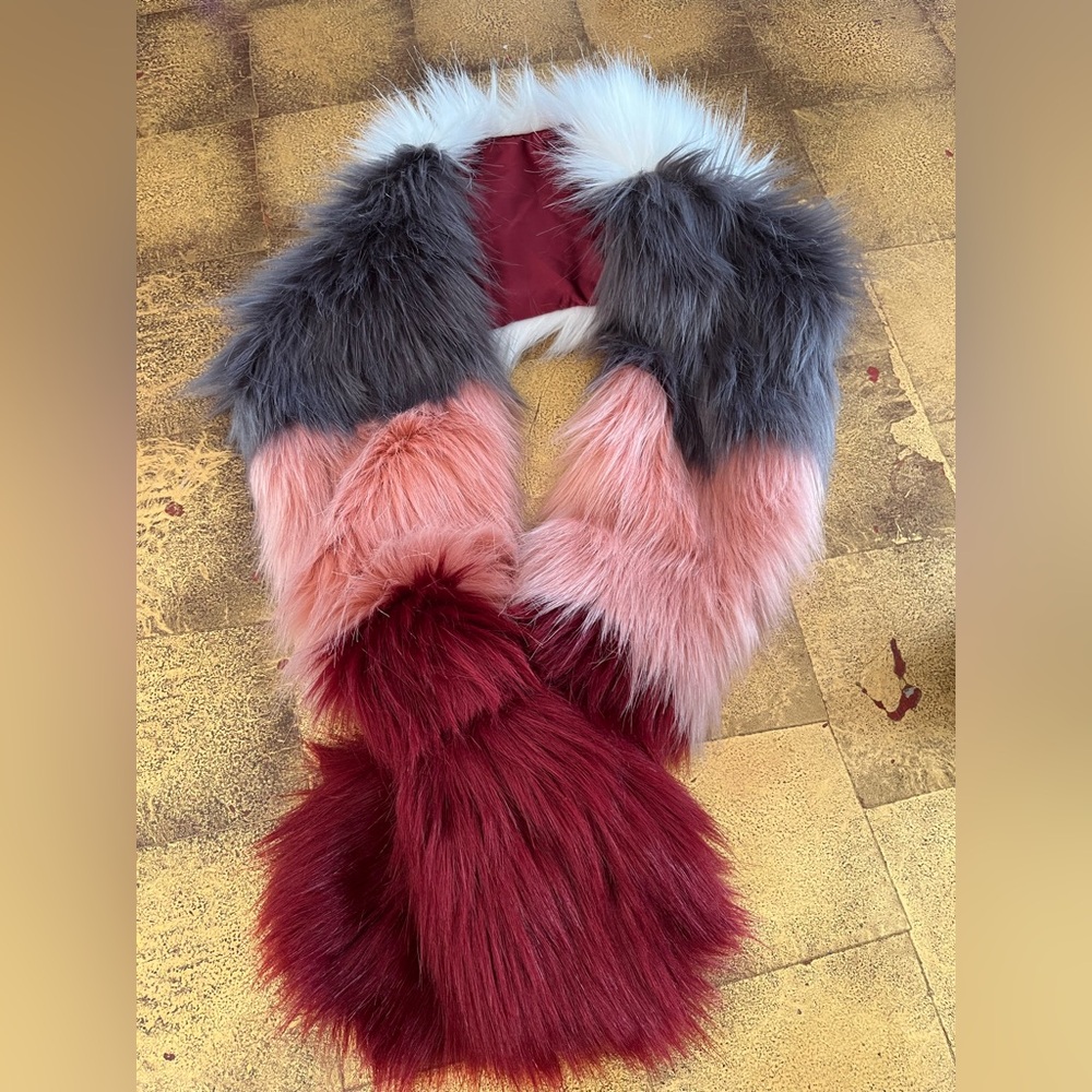 Nordstrom Multicolor Faux Fur Scarf
